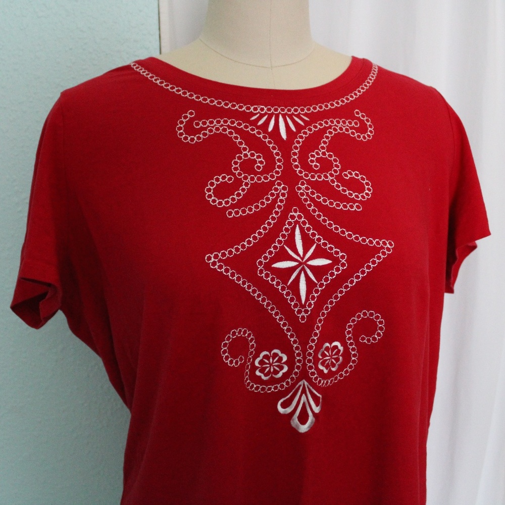 Embroidered Tee
